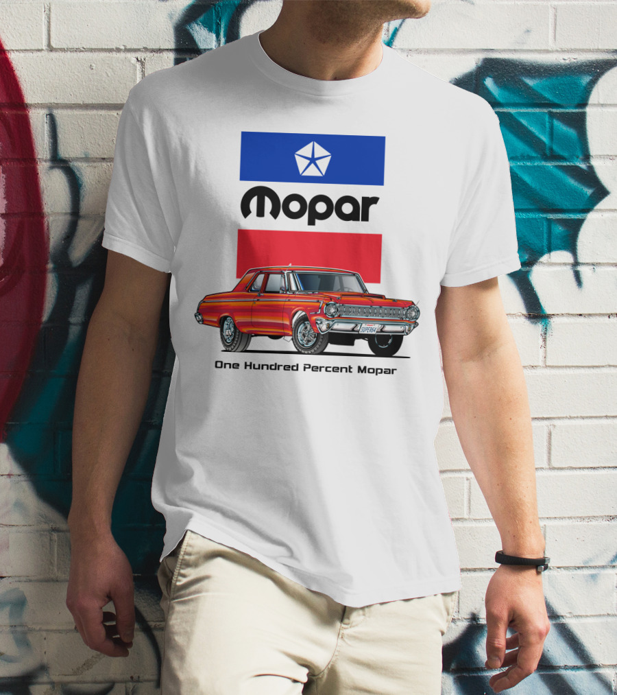 Mopar One Hundred Percent 1964 Dodge Super 440 T-Shirt