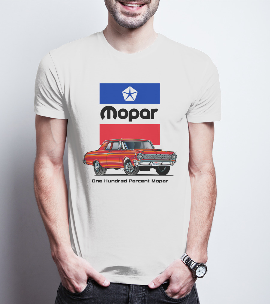 Mopar One Hundred Percent 1964 Dodge Super 440 T-Shirt