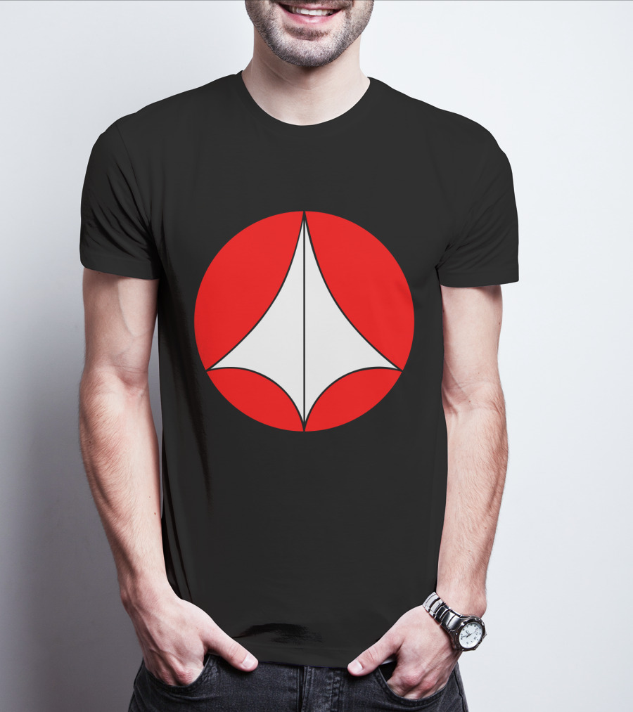 Robotech Symbol Red And White Circle Emblem T-Shirt