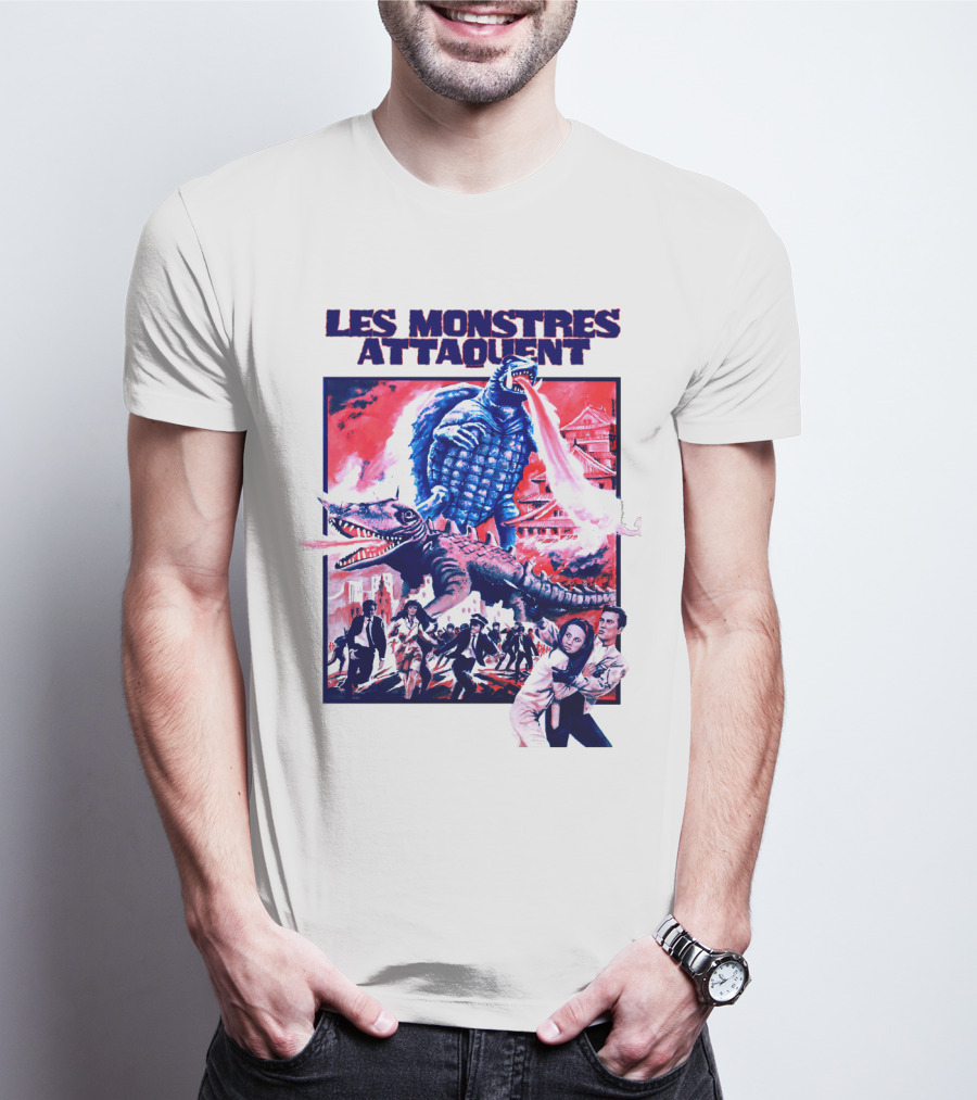 Les Monstres Attaquent Gamera French T-Shirt
