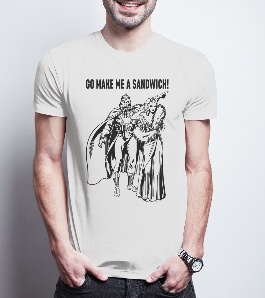 Go Make Me A Sandwich Flash Gordon Comic T-Shirt