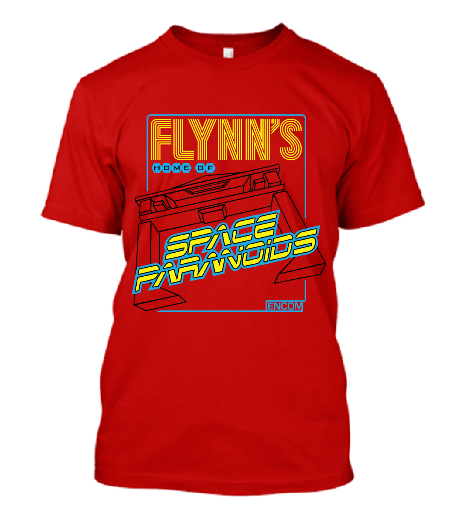 FLYNN'S Home Of Space Paranoids ENCOM T-Shirt