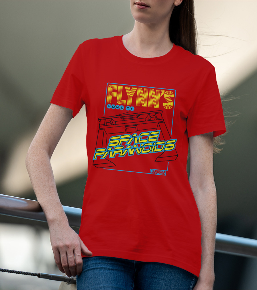 FLYNN'S Home Of Space Paranoids ENCOM T-Shirt