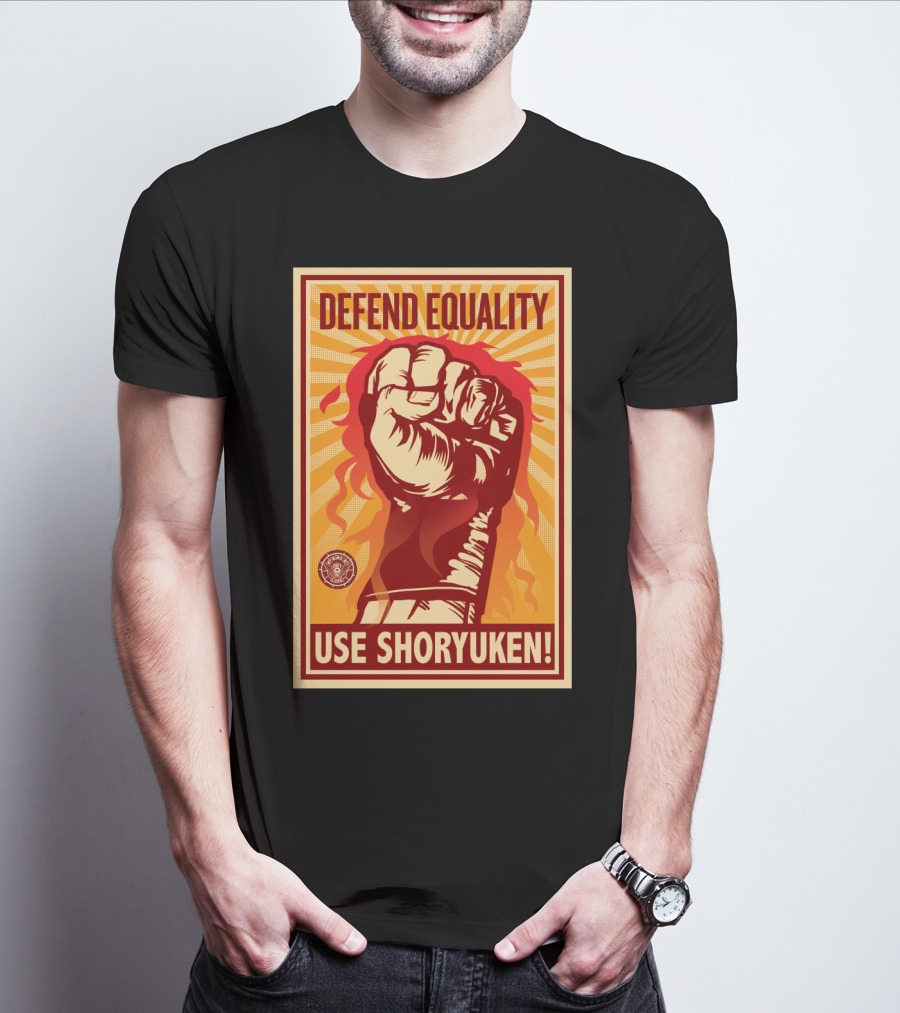 Defend Equality Use Shoryuken Street Fighter T-Shirt
