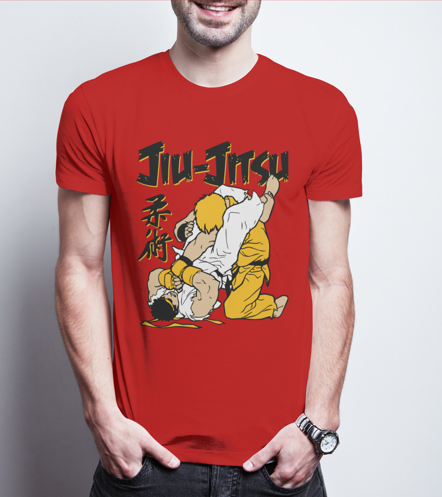 Jiu Jitsu Street Ryu Ken Martial Arts Showdown T-Shirt