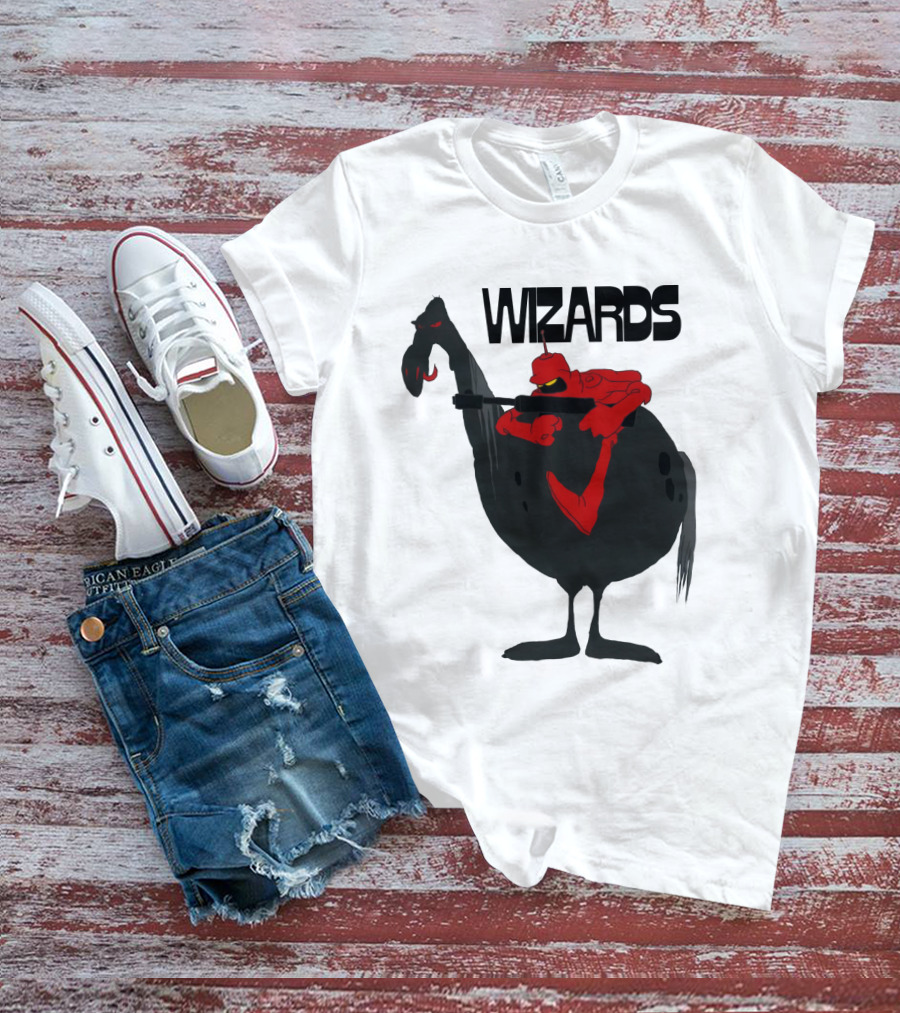 Wizards Animated Film Character Riding Creature T-Shirt