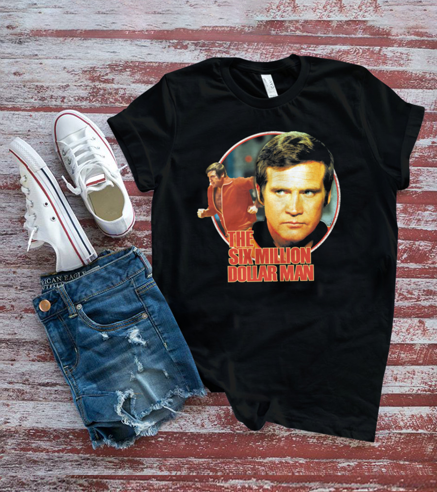 The Six Million Dollar Man TV Show Iconic Character T-Shirt