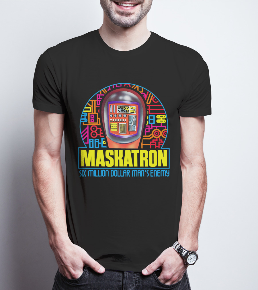 Maskatron Six Million Dollar Man's Enemy T-Shirt