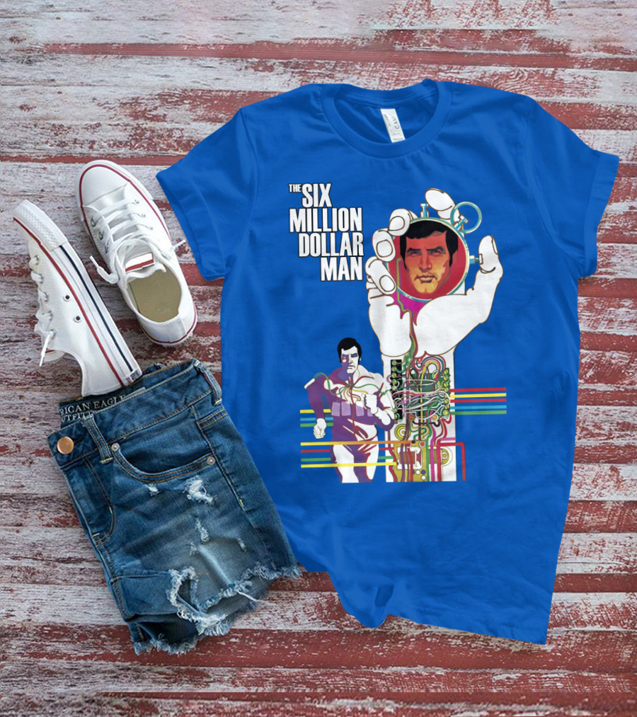 The Six Million Dollar Man Bionic Circuitry Action Hero T-Shirt