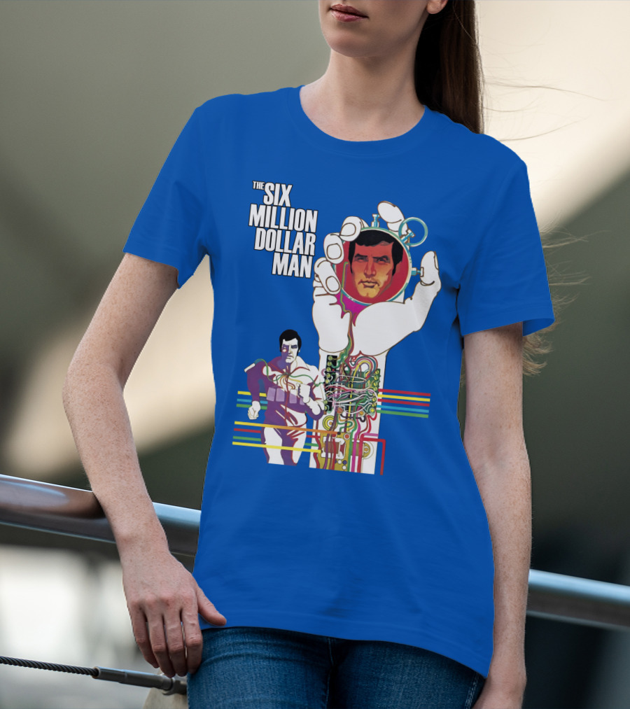 The Six Million Dollar Man Bionic Circuitry Action Hero T-Shirt