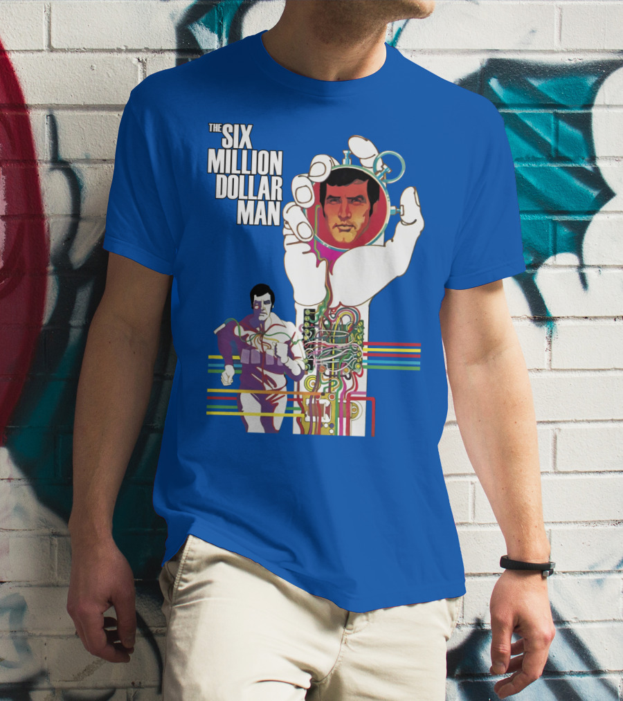 The Six Million Dollar Man Bionic Circuitry Action Hero T-Shirt