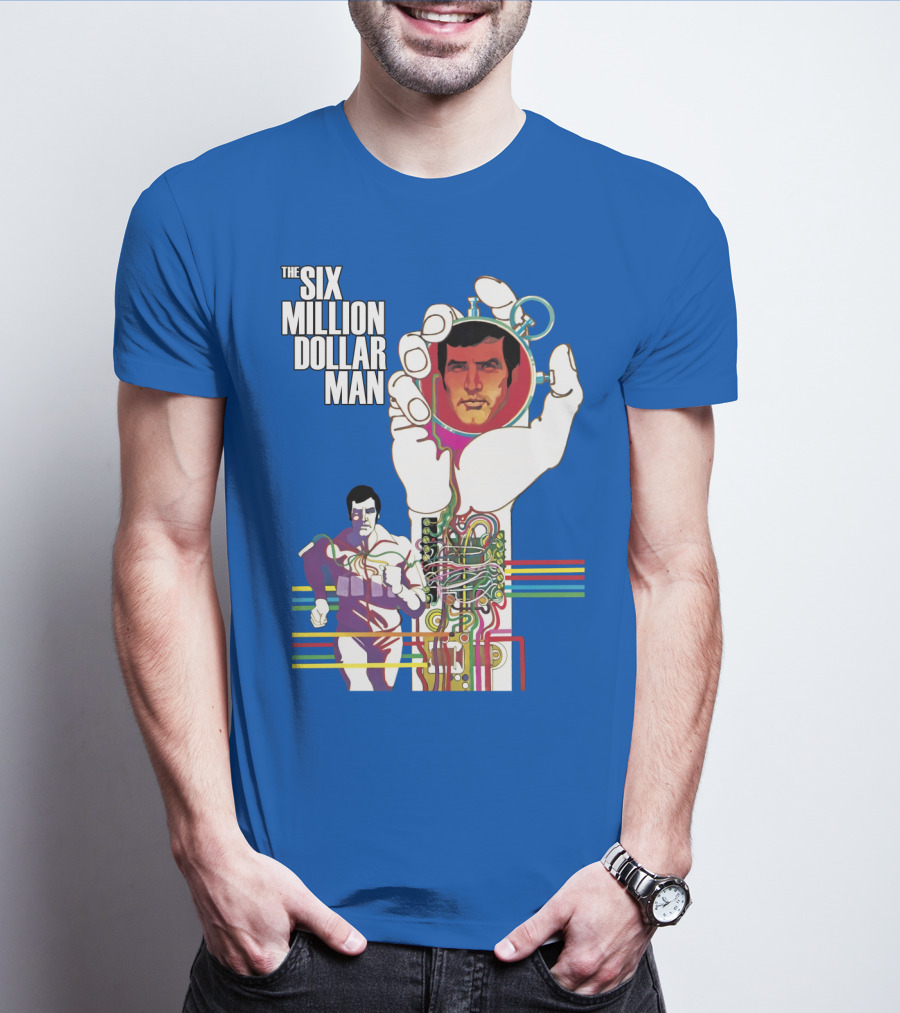 The Six Million Dollar Man Bionic Circuitry Action Hero T-Shirt