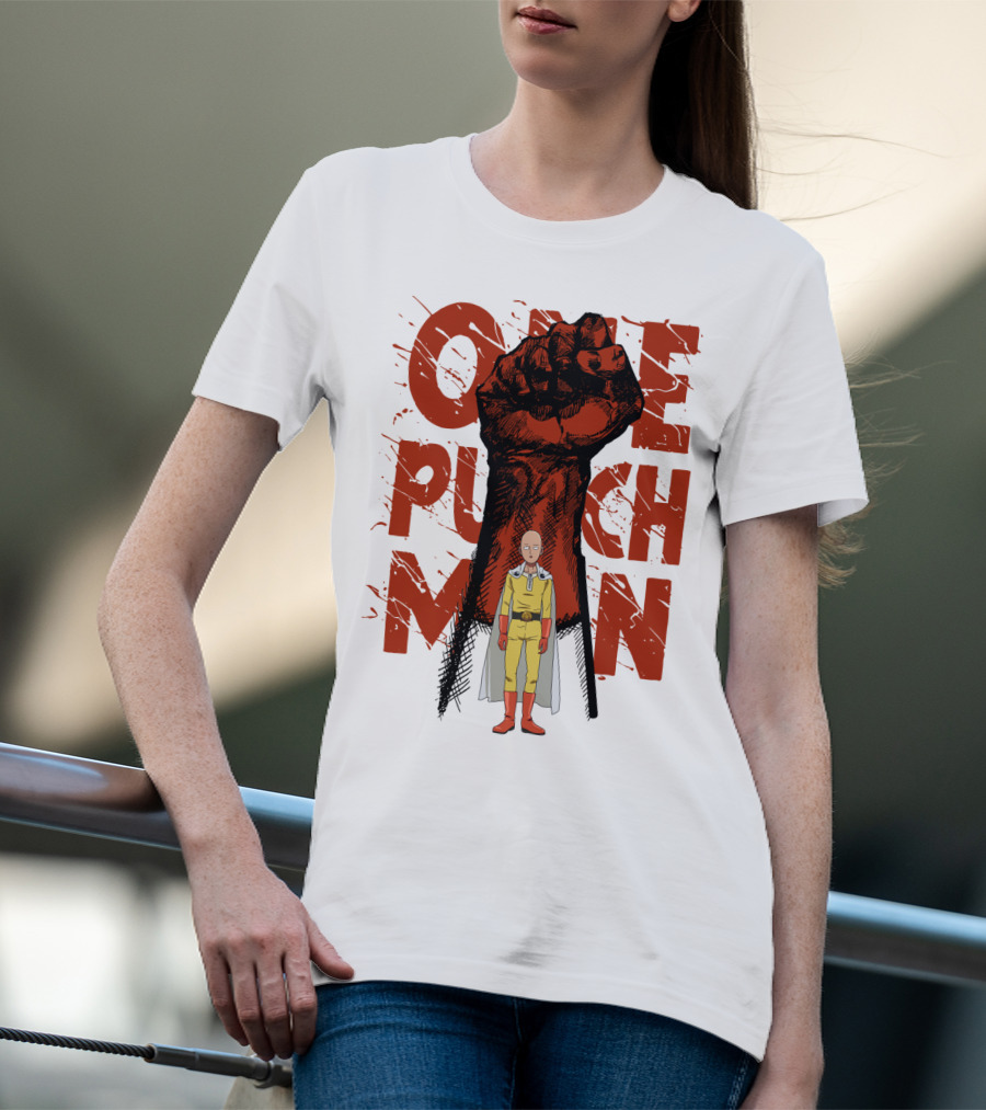 One Punch Man Saitama Hero Fist Power T-Shirt