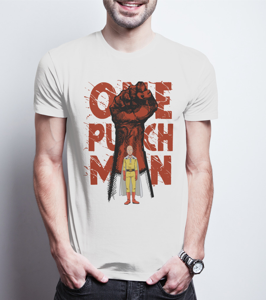One Punch Man Saitama Hero Fist Power T-Shirt