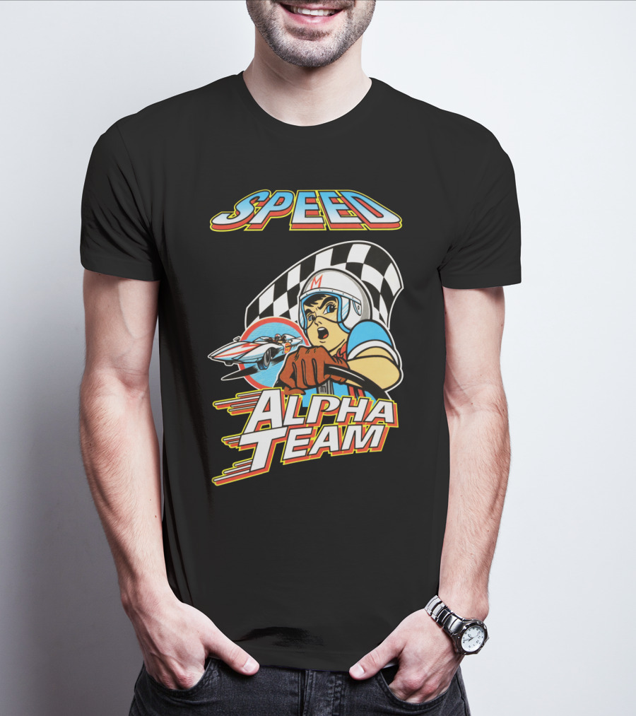 Speed Racer Alpha Team Dynamic Racing Adventure T-Shirt