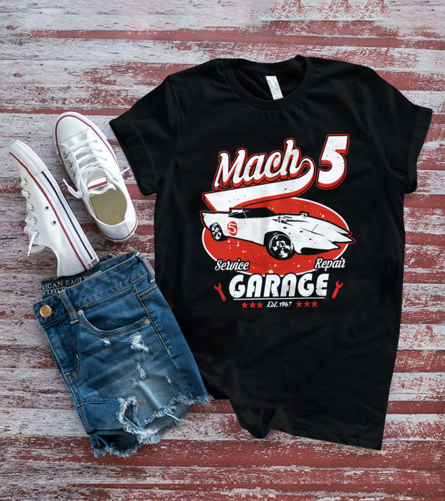 Mach 5 Service Repair Garage Est 1967 T-Shirt