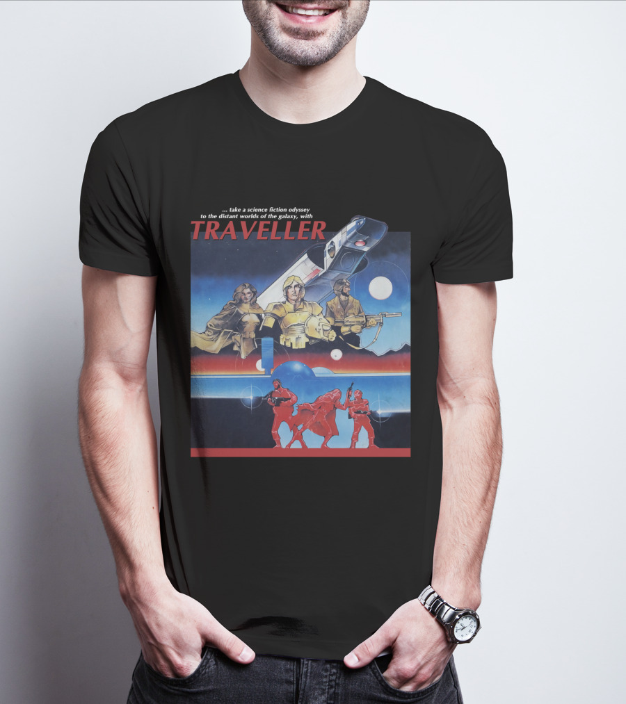 Traveller Science Fiction Odyssey To The Distant Worlds Of The Galaxy T-Shirt