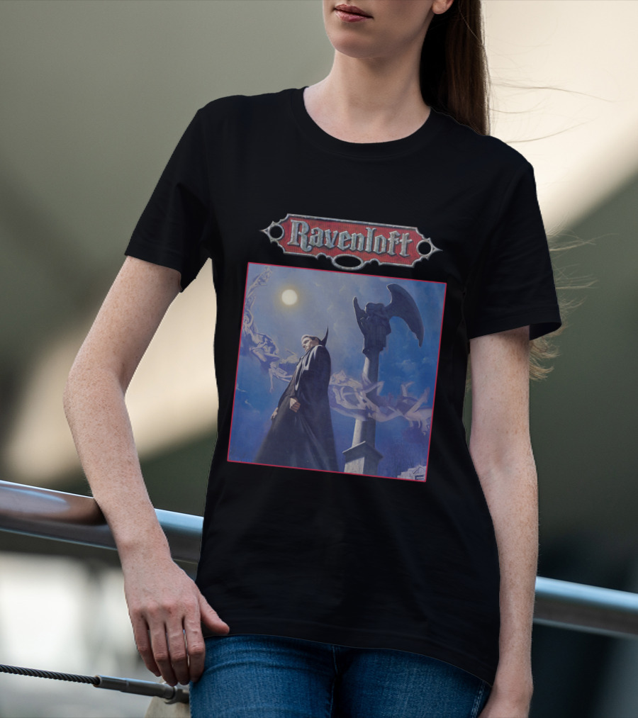 Ravenloft Vampire Night Gothic Scene T-Shirt