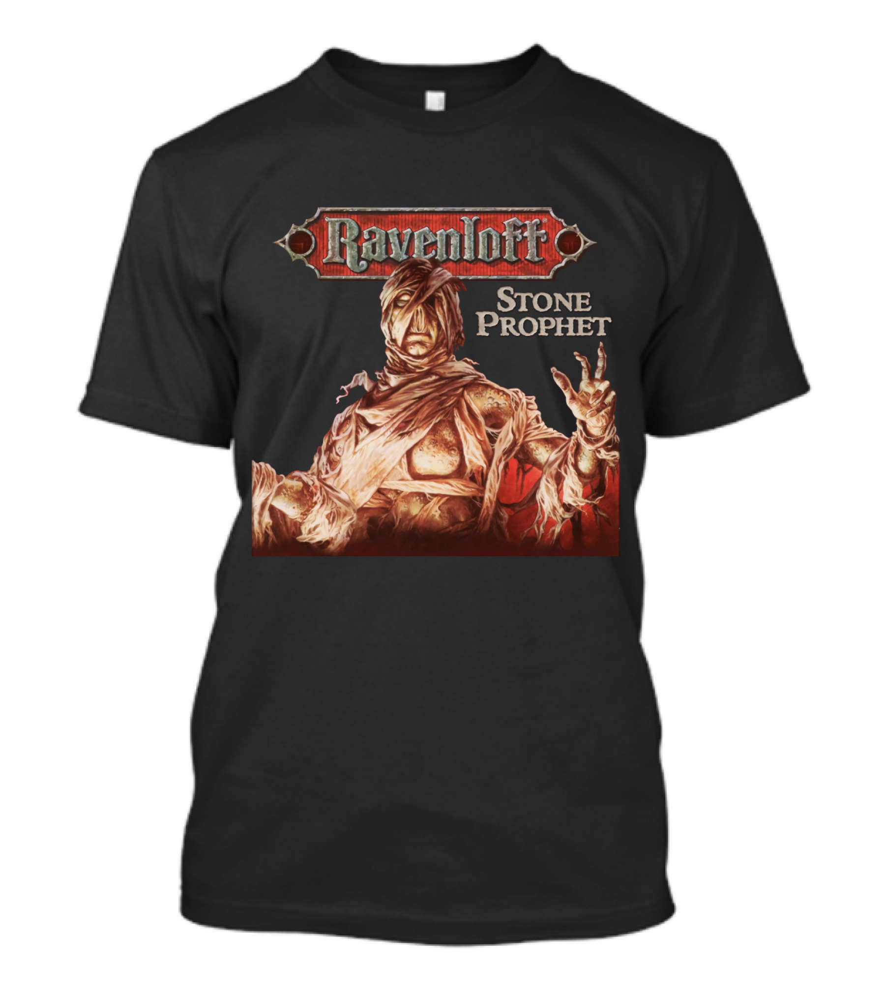 Ravenloft Stone Prophet Mummy Horror T-Shirt