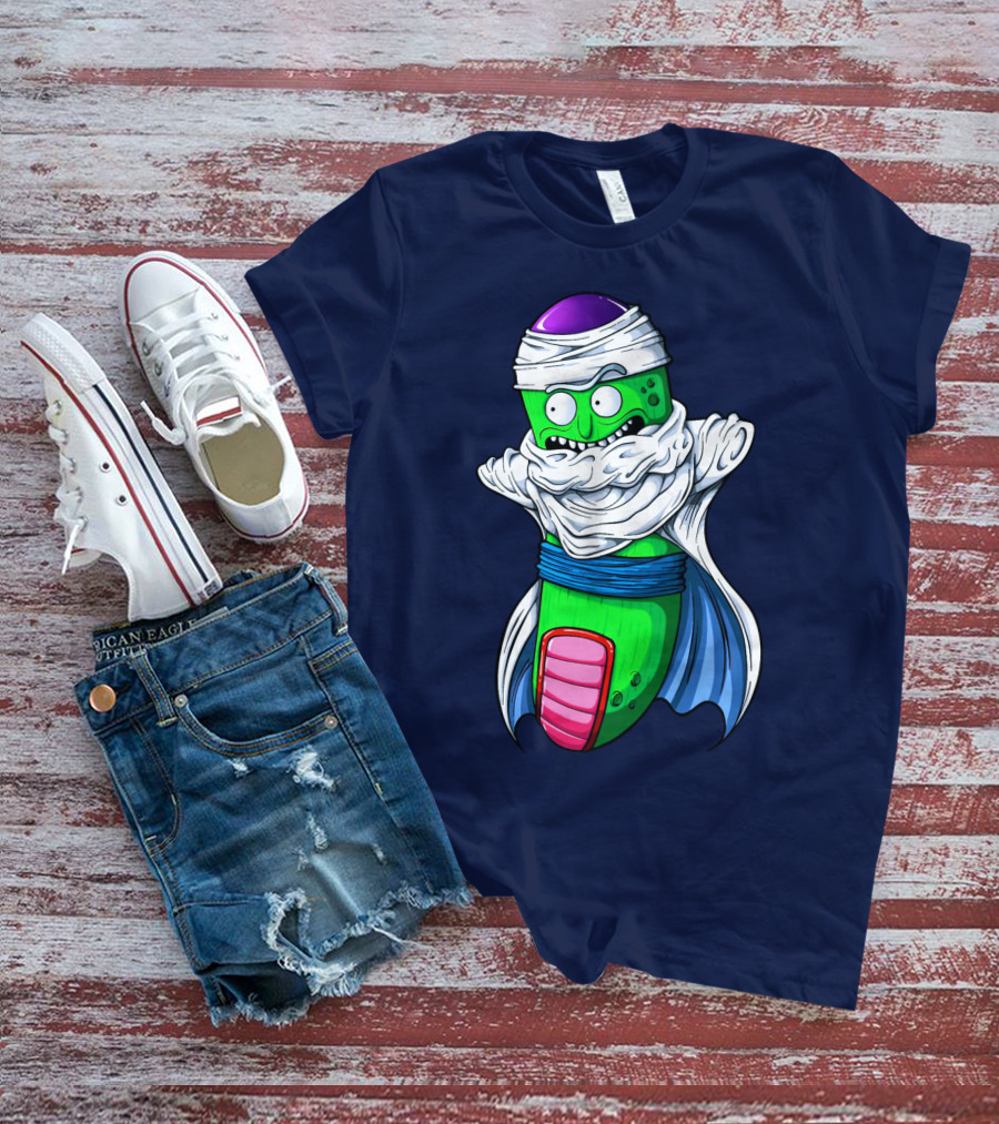 Rick And Morty Pickle Rick Meets Dragon Ball Z Fusion T-Shirt