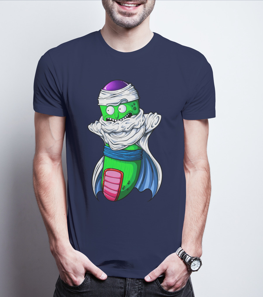 Rick And Morty Pickle Rick Meets Dragon Ball Z Fusion T-Shirt