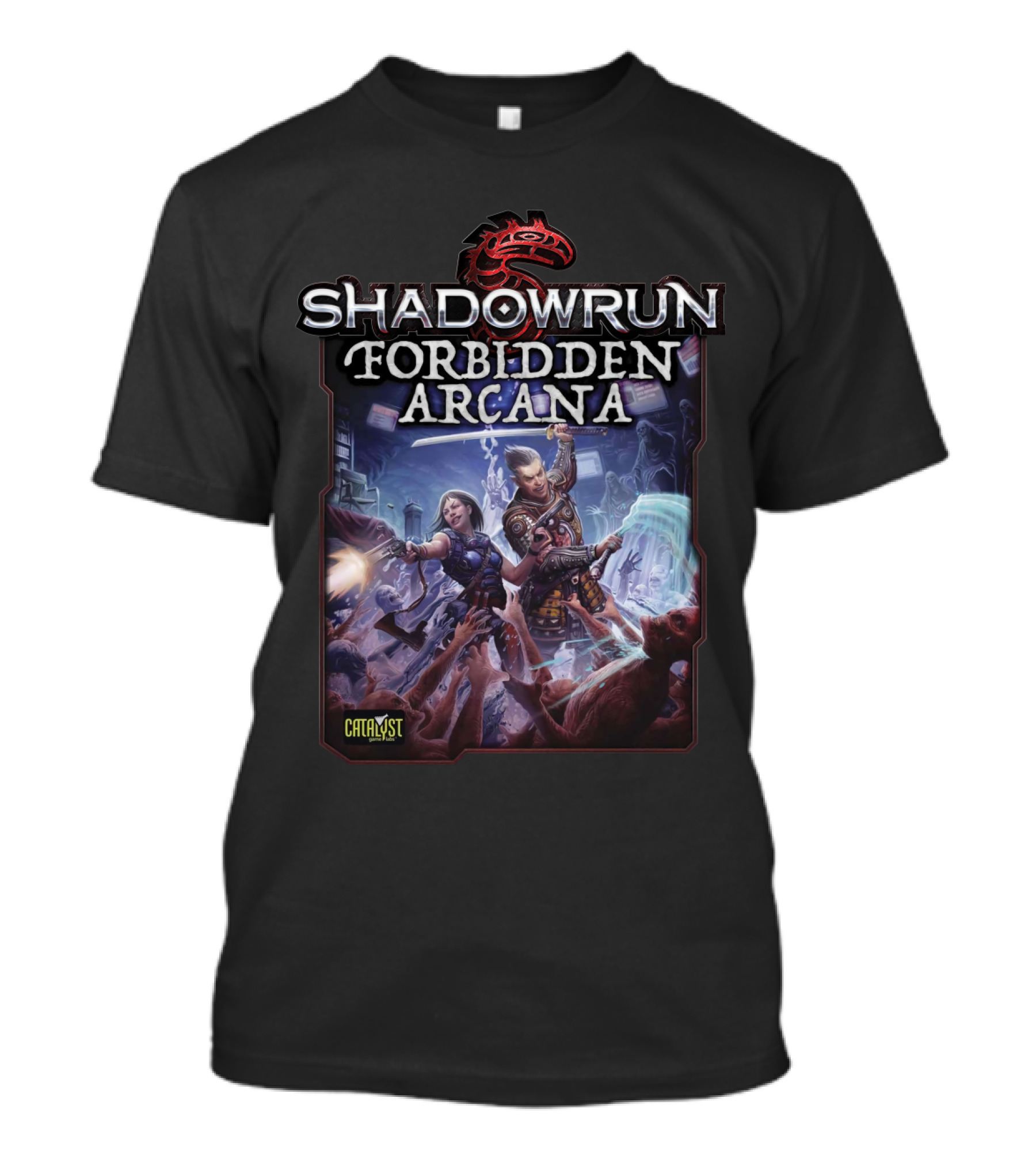 Shadowrun Forbidden Arcana Catalyst Game Labs T-Shirt