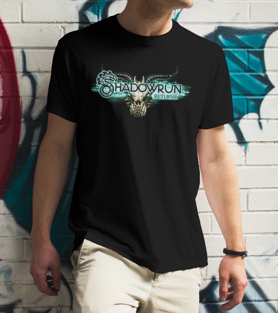 Shadowrun Returns Dragon Skull T-Shirt