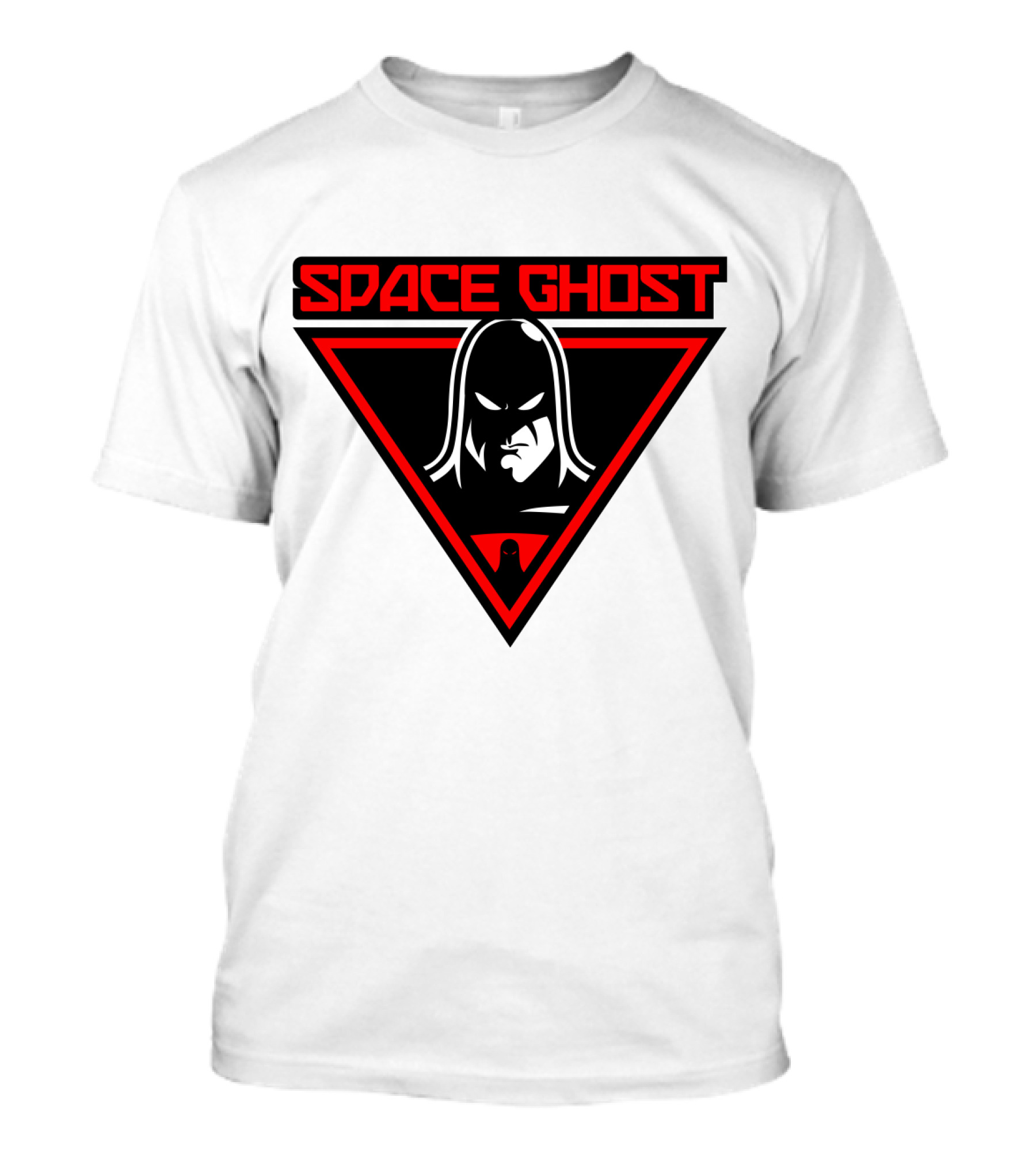 Space Ghost Logo With Red Triangle T-Shirt