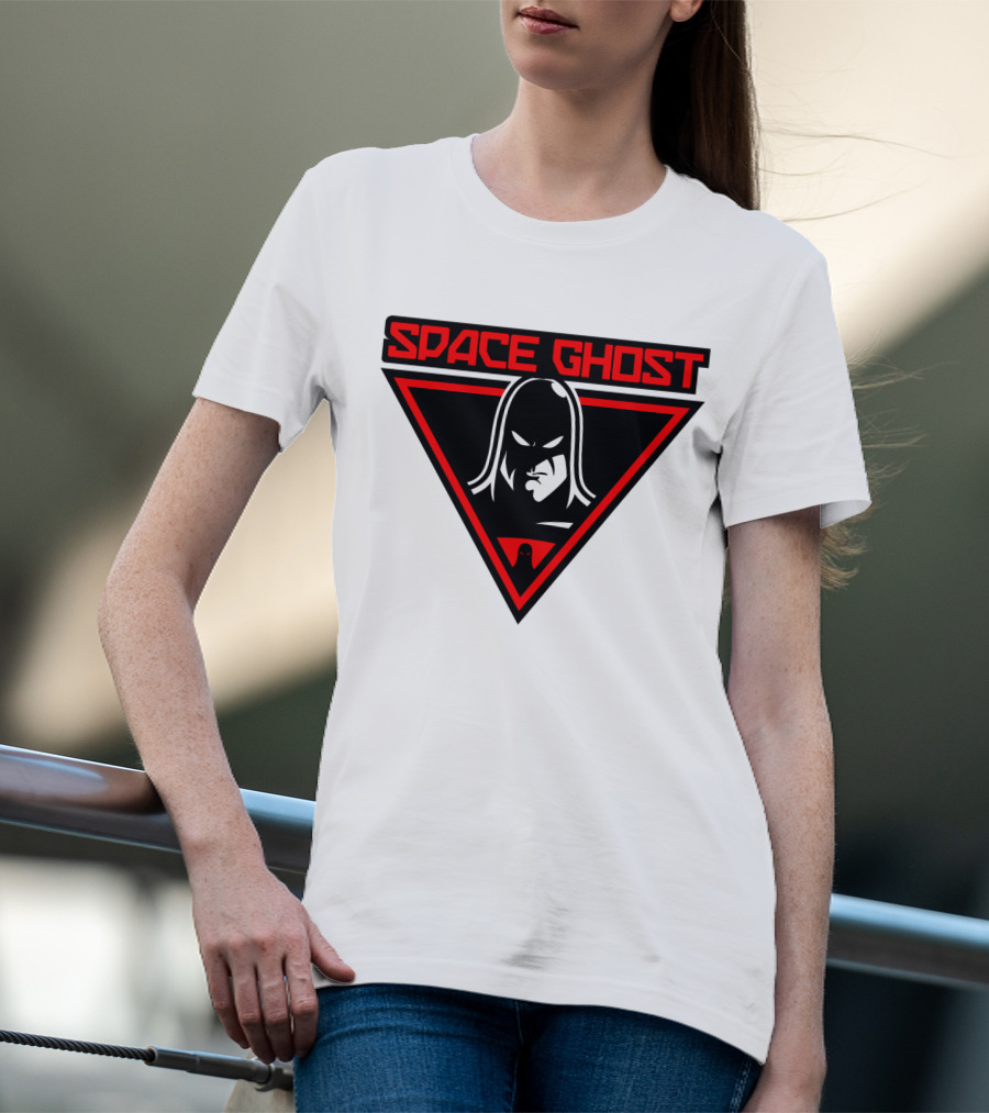 Space Ghost Logo With Red Triangle T-Shirt