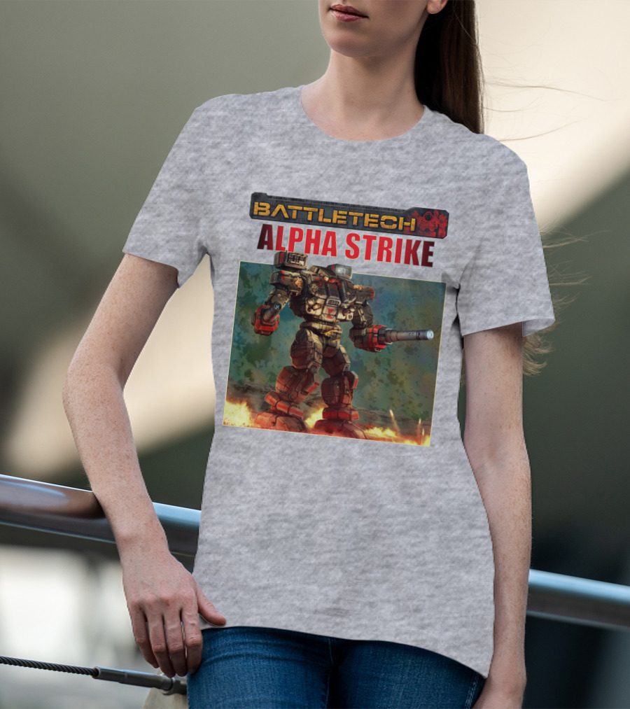 BattleTech ALPHA STRIKE Mech Warrior Battle Scene T-Shirt