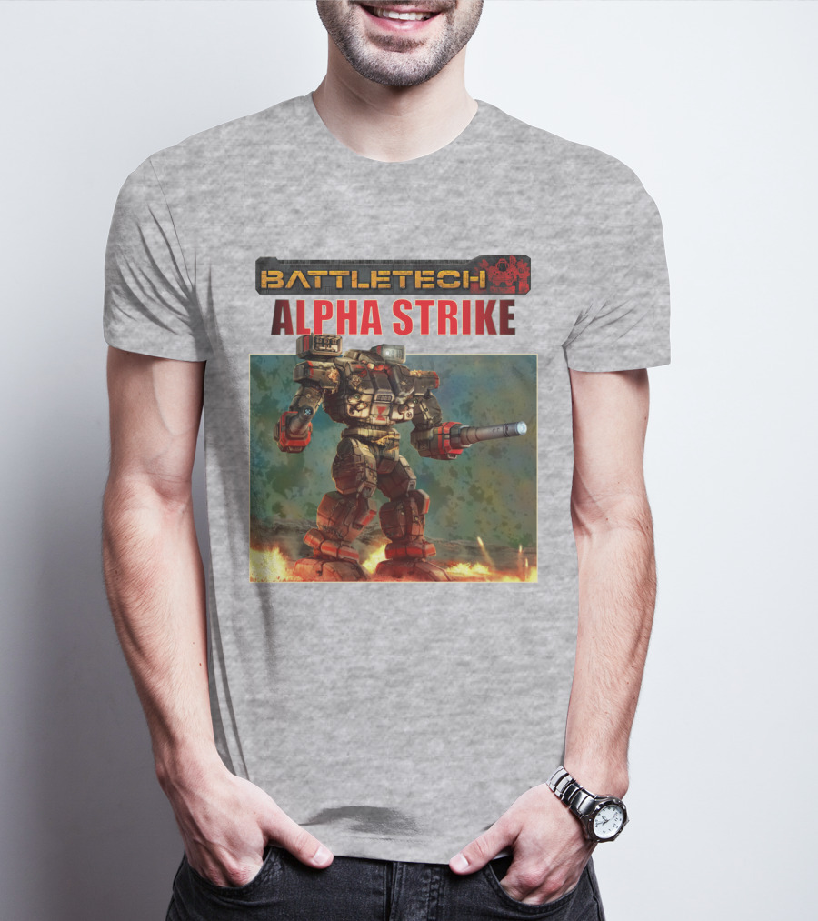 BattleTech ALPHA STRIKE Mech Warrior Battle Scene T-Shirt