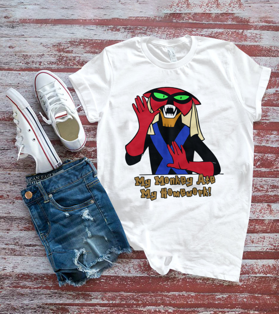 Space Ghost Brak My Monkey Ate My Homework T-Shirt