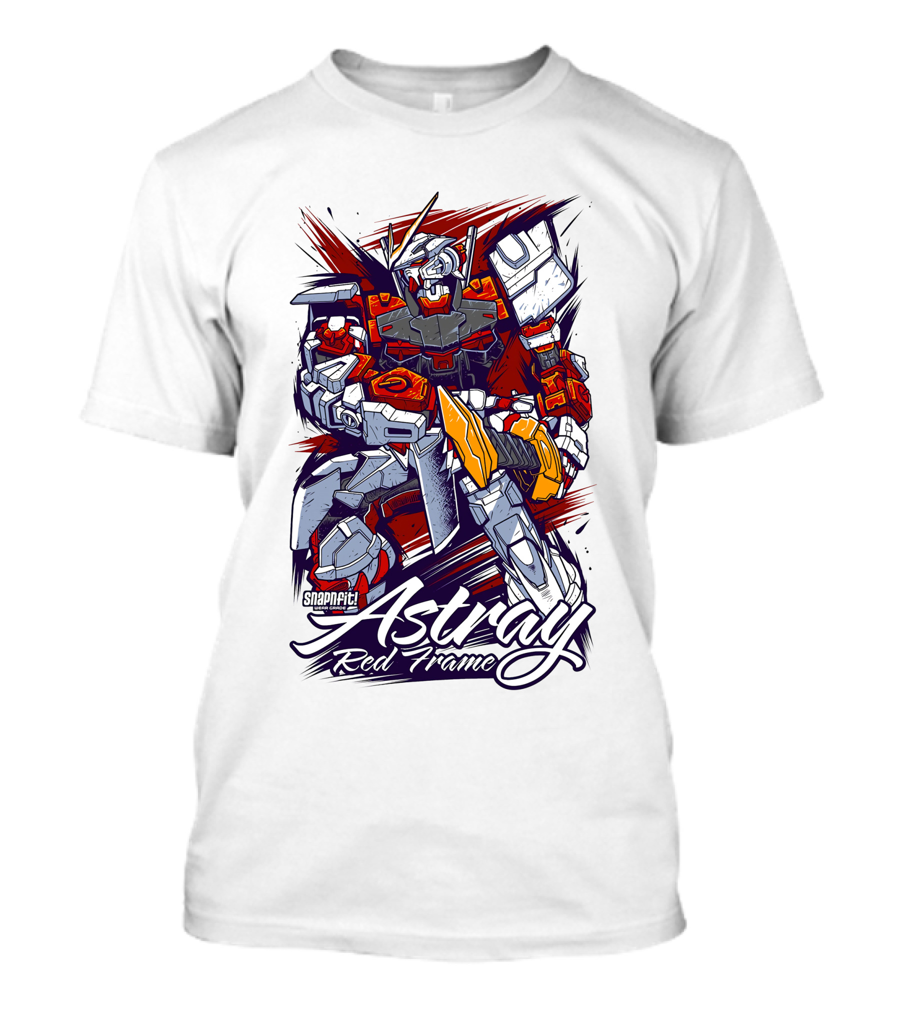 Astray Red Frame Snapfit Robot Warrior T-Shirt