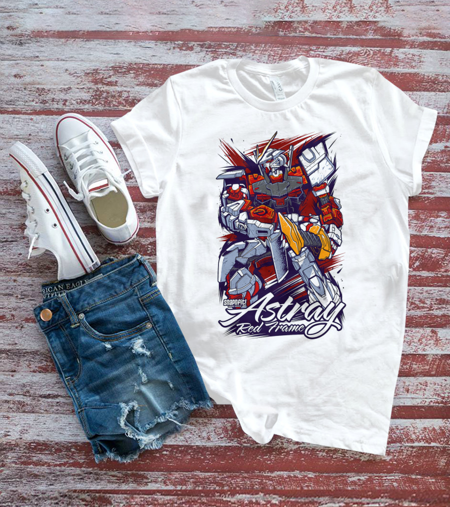 Astray Red Frame Snapfit Robot Warrior T-Shirt