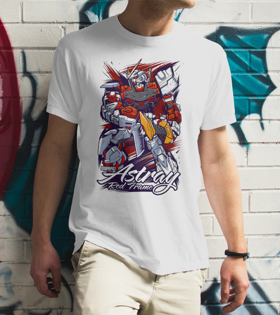 Astray Red Frame Snapfit Robot Warrior T-Shirt