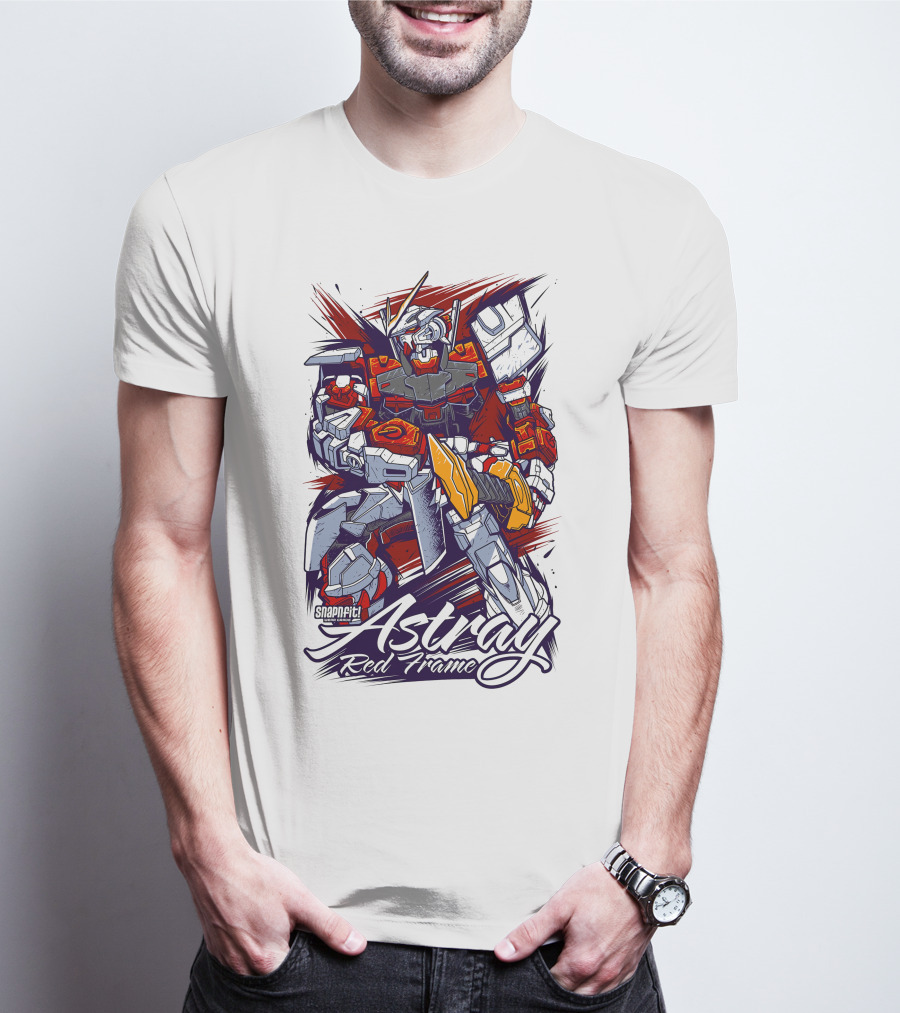 Astray Red Frame Snapfit Robot Warrior T-Shirt