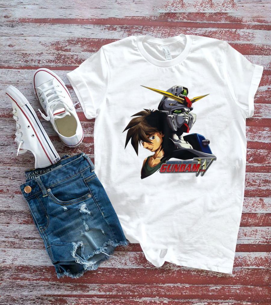 MOBILE SUIT GUNDAM WING HERO AND ROBOT T-Shirt