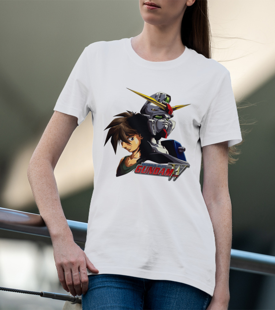 MOBILE SUIT GUNDAM WING HERO AND ROBOT T-Shirt