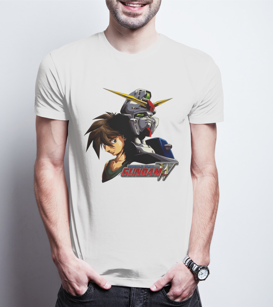MOBILE SUIT GUNDAM WING HERO AND ROBOT T-Shirt