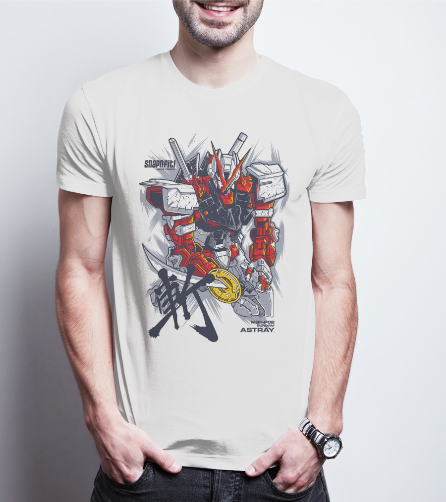 Snapfit Series MBF-P02 Gundam Astray Red Frame T-Shirt