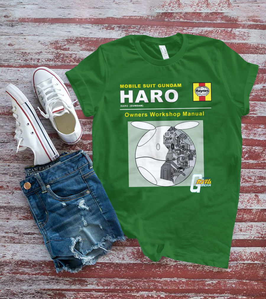 MOBILE SUIT GUNDAM HARO Owners Workshop Manual Haynes GUNDAM T-Shirt