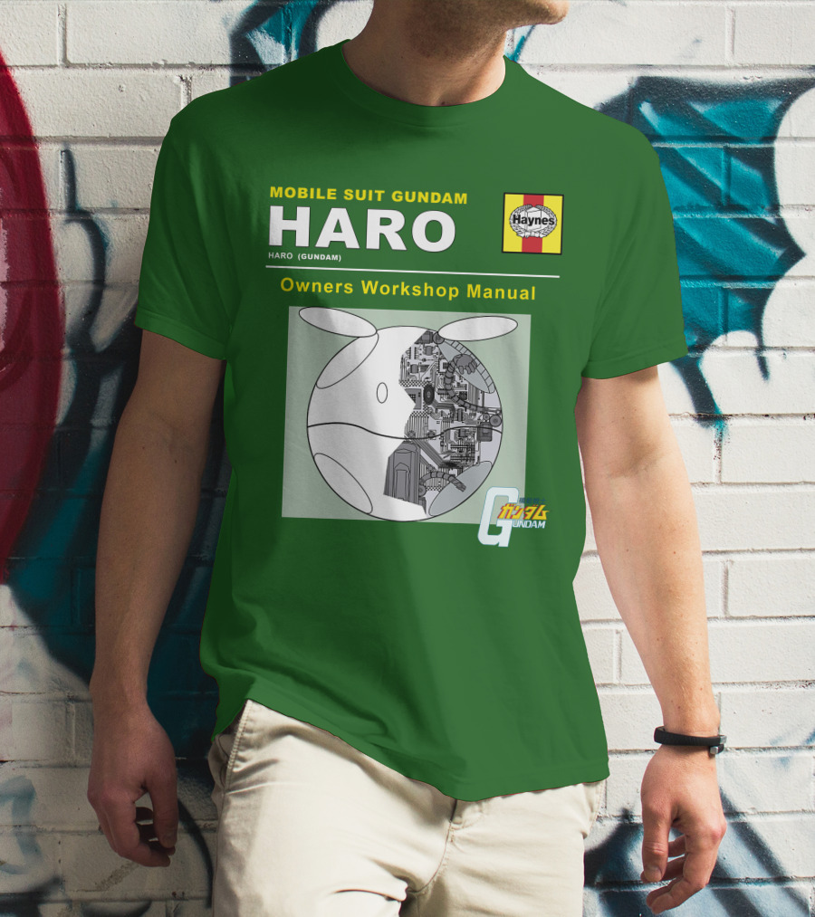 MOBILE SUIT GUNDAM HARO Owners Workshop Manual Haynes GUNDAM T-Shirt