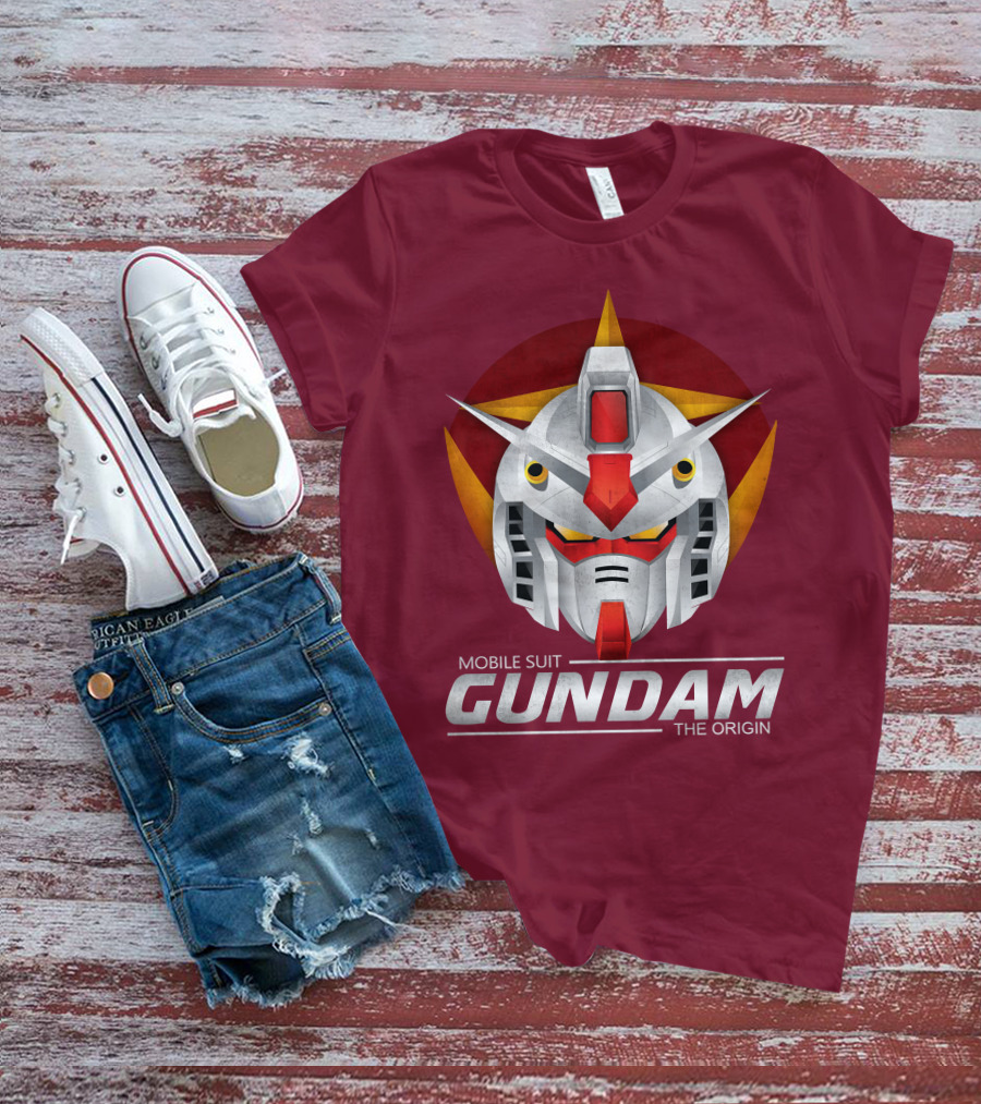 Mobile Suit Gundam The Origin Mecha Head T-Shirt