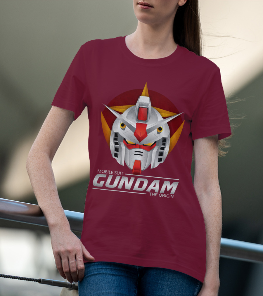 Mobile Suit Gundam The Origin Mecha Head T-Shirt