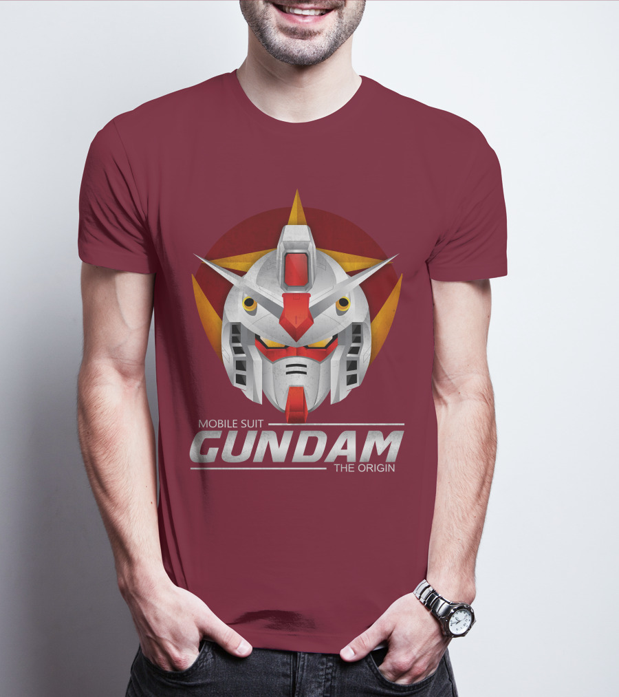 Mobile Suit Gundam The Origin Mecha Head T-Shirt