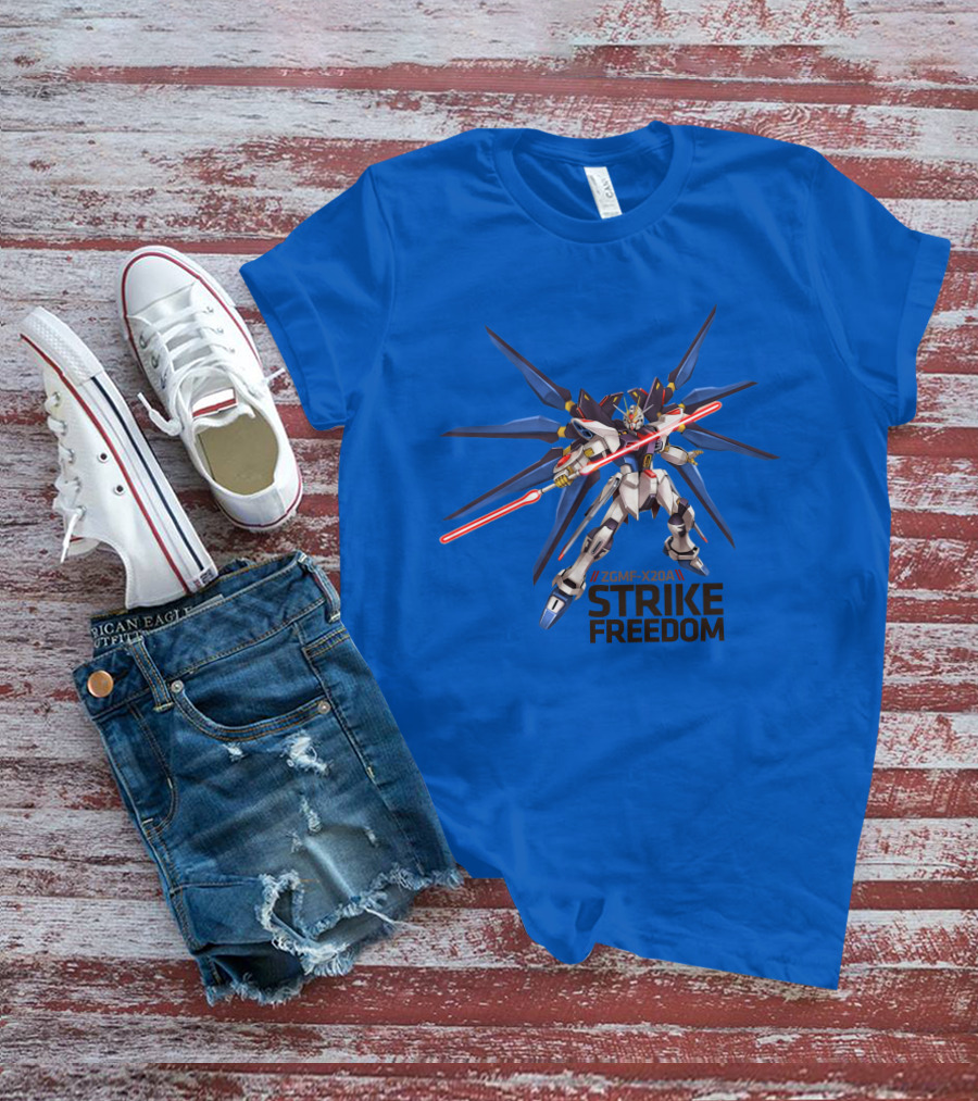 ZGMF-X20A Strike Freedom Gundam Mobile Suit T-Shirt