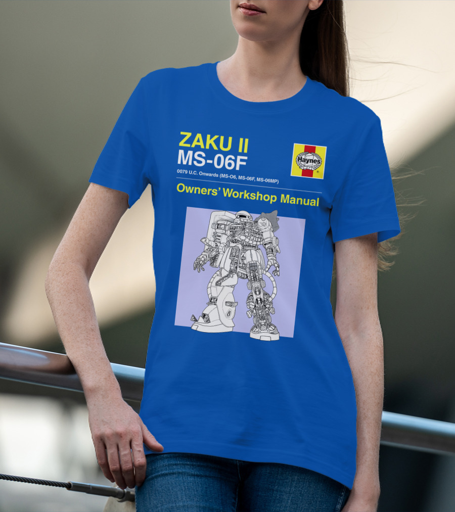 ZAKU II MS-06F 0079 U.C. Onwards Owners' Workshop Manual T-Shirt