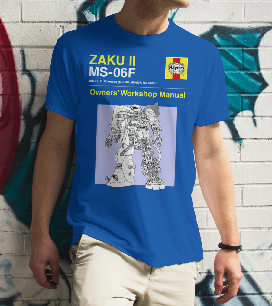 ZAKU II MS-06F 0079 U.C. Onwards Owners' Workshop Manual T-Shirt