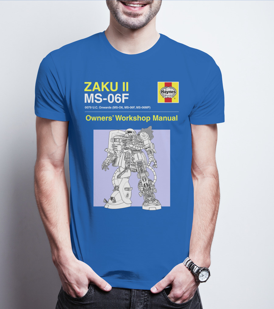 ZAKU II MS-06F 0079 U.C. Onwards Owners' Workshop Manual T-Shirt