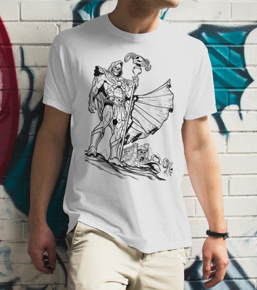 Skeletor 15 Masters Of The Universe Villain Castle Grayskull Image T-Shirt